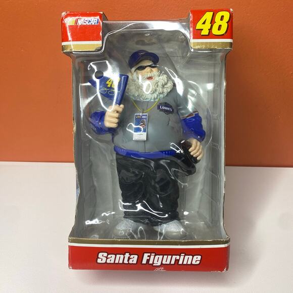Trevo Christmas 2005 Nascar Jimmie Johnson #48 Santa with Ticket Figure 8” - Picture 12 of 12